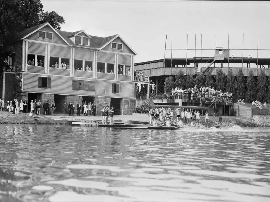 Virginia Boat Club and Tate Field 1920s