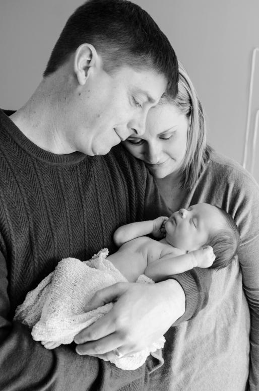 Family Newborn Portrait, Richmond VA