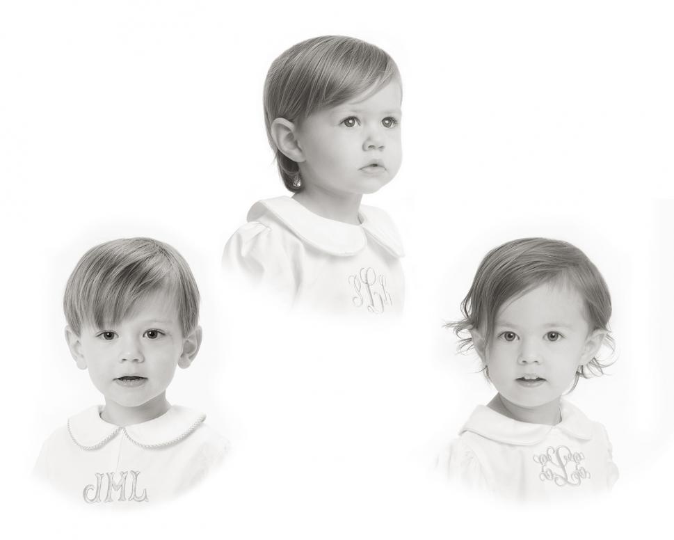 Sibling Portrait Composite