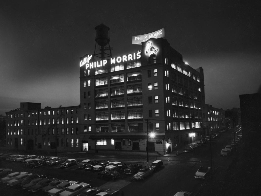 Philip Morris at Night 1961